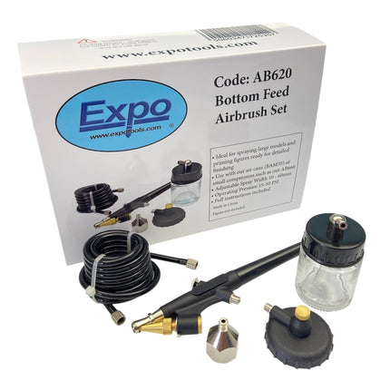 AB620 Expo BOTTOM FEED AIRBRUSH SET
