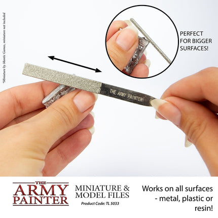 The Army Painter Miniature & Model Hobby Diamond Files Set
