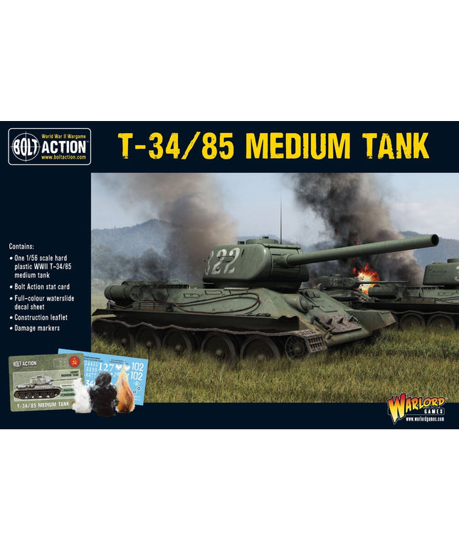 Bolt Action - T-34/85 Medium Tank - WWII -  Warlord Games - New