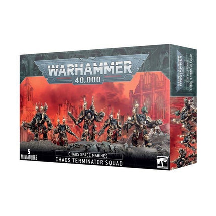 Chaos Space Marines Terminators Miniatures - Warhammer 40K - Games Workshop