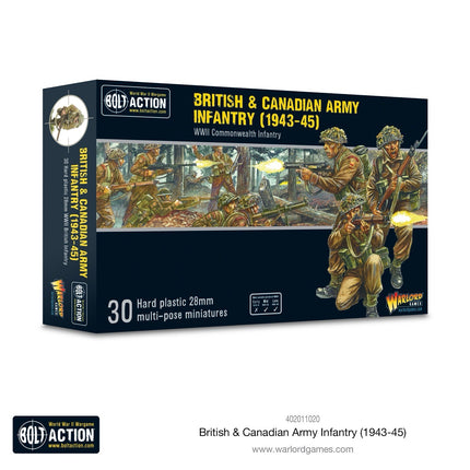 Bolt Action - British & Canadian Army Infantry - 1943-45 - Warlord Games