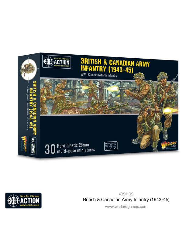 Bolt Action - British & Canadian Army Infantry - 1943-45 - Warlord Games
