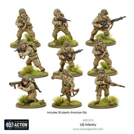 Bolt Action - US Infantry - American GIs - WWII - Warlord Games