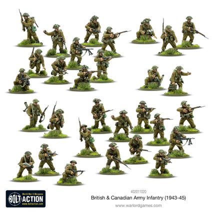 Bolt Action - British & Canadian Army Infantry - 1943-45 - Warlord Games