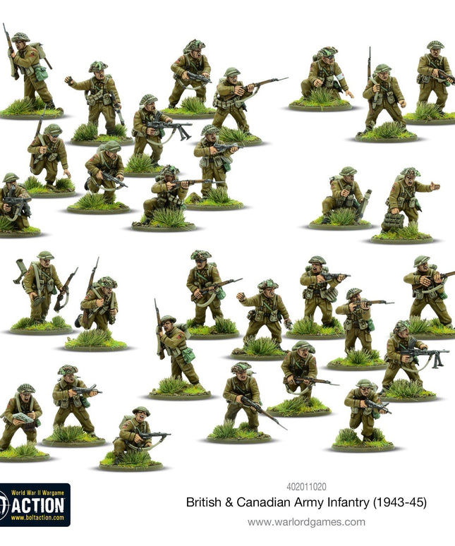 Bolt Action - British & Canadian Army Infantry - 1943-45 - Warlord Games