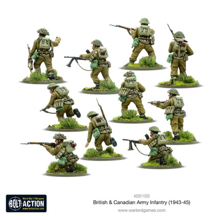 Bolt Action - British & Canadian Army Infantry - 1943-45 - Warlord Games