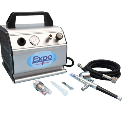 EXPO AB602 AIRBRUSH & COMPRESSOR PACKAGE DEAL