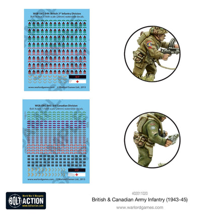 Bolt Action - British & Canadian Army Infantry - 1943-45 - Warlord Games