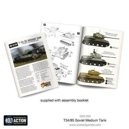 Bolt Action - T-34/85 Medium Tank - WWII -  Warlord Games - New