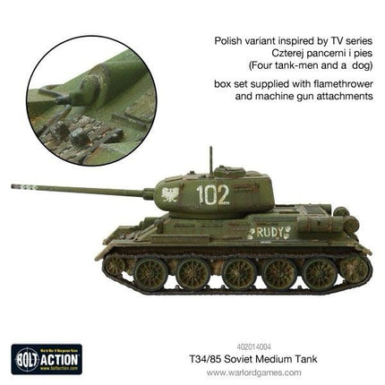 Bolt Action - T-34/85 Medium Tank - WWII -  Warlord Games - New