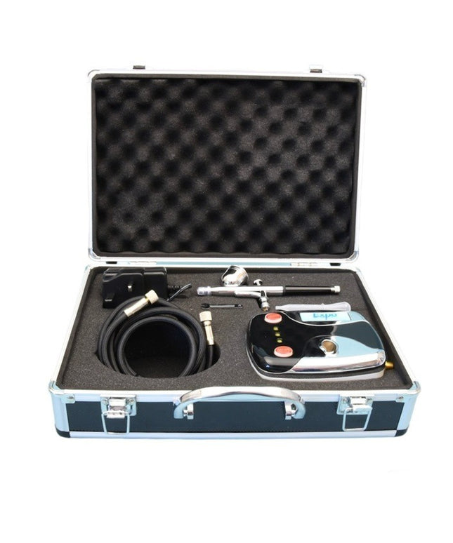 Beginners Airbrush Kit  with Compressor & Case – Expo Super Detail Airbrush Set