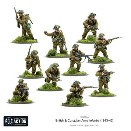 Bolt Action - British & Canadian Army Infantry - 1943-45 - Warlord Games