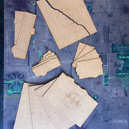 Warhammer 40K 11th Edition Terrain Footprints/Area plates - 3mm MDF