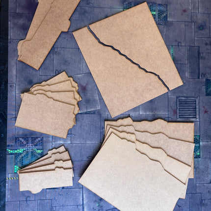 Warhammer 40K 11th Edition Terrain Footprints/Area plates - 3mm MDF