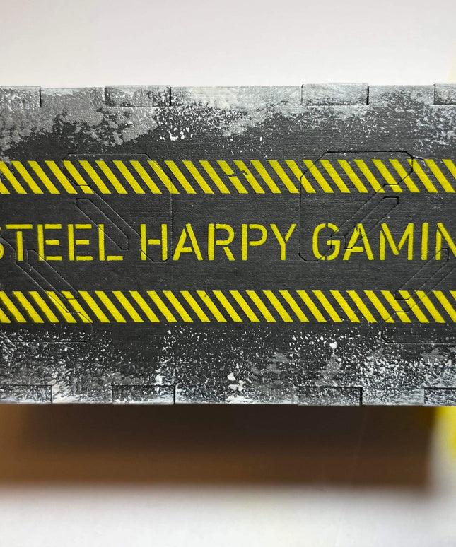Hazard Stripes Wargaming Airbrush/Painting Stencil