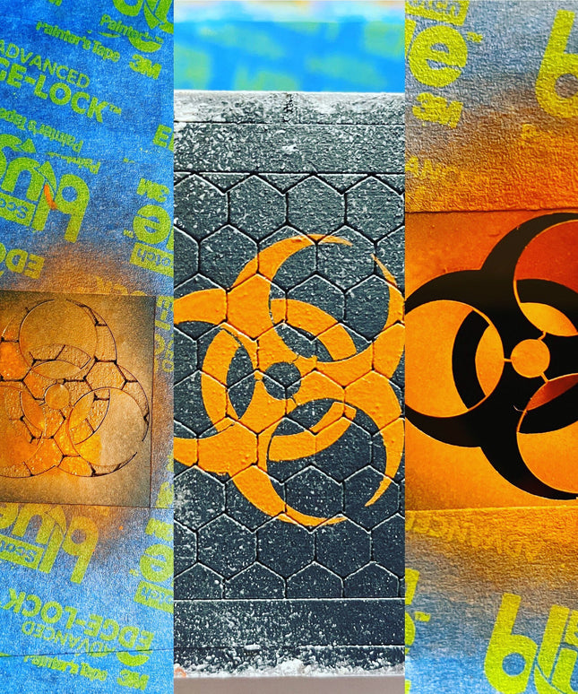 Biohazard Wargaming Airbrush/Painting Stencil