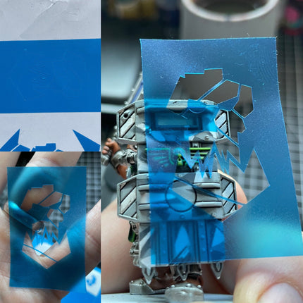 Space Orks- Wargaming Airbrush/Painting Stencil