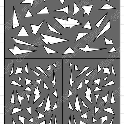 Urban Camouflage Wargaming Airbrush/Painting Stencil