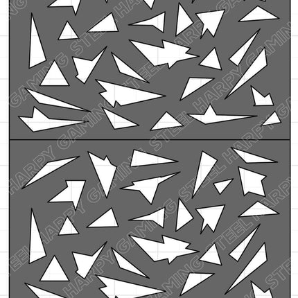 Urban Camouflage Wargaming Airbrush/Painting Stencil