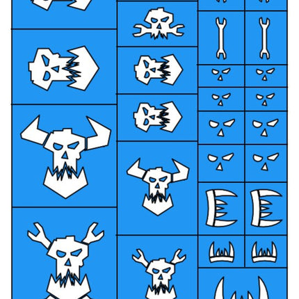 Space Orks- Wargaming Airbrush/Painting Stencil