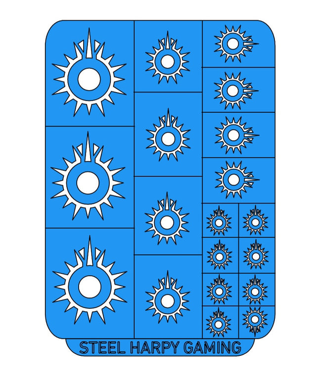 Space Gang Wargaming Airbrush/Painting Stencil