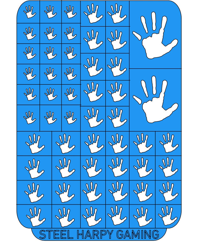 Handprint - Wargaming Airbrush/Painting Stencil