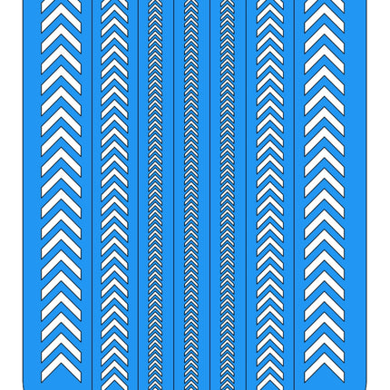 Chevrons Wargaming Airbrush/Painting Stencil