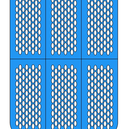 Ovals Wargaming Airbrush/Painting Stencil