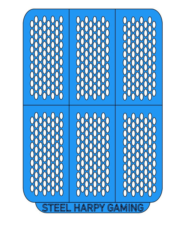 Ovals Wargaming Airbrush/Painting Stencil