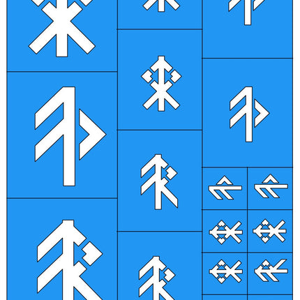 Runic Markings - Wargaming Airbrush/Painting Stencil