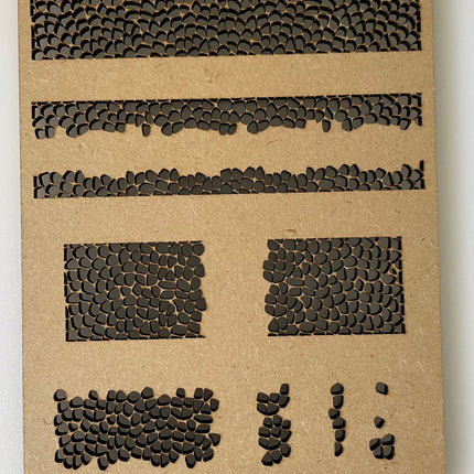 Reptile Skin Wooden Wargaming Airbrush/Painting Stencil
