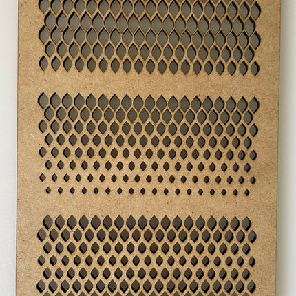 Snake Skin Wooden Wargaming Airbrush/Painting Stencil