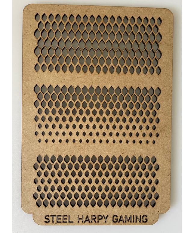 Snake Skin Wooden Wargaming Airbrush/Painting Stencil