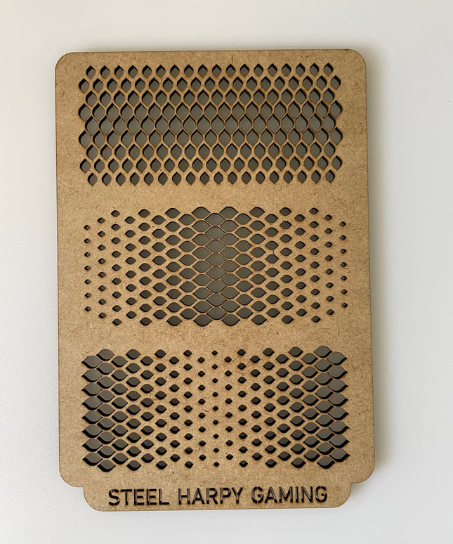 Snake Skin Wooden Wargaming Airbrush/Painting Stencil