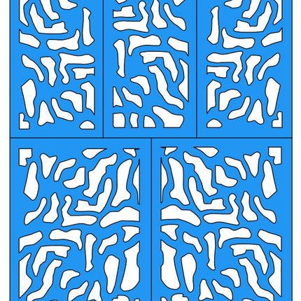 Military Camo - Wargaming Airbrush/Painting Stencil