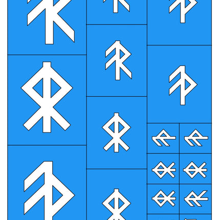 Runic Markings - Wargaming Airbrush/Painting Stencil