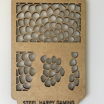 Reptile Skin Wooden Wargaming Airbrush/Painting Stencil