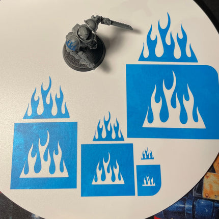 Flames Wargaming Airbrush/Painting Stencil