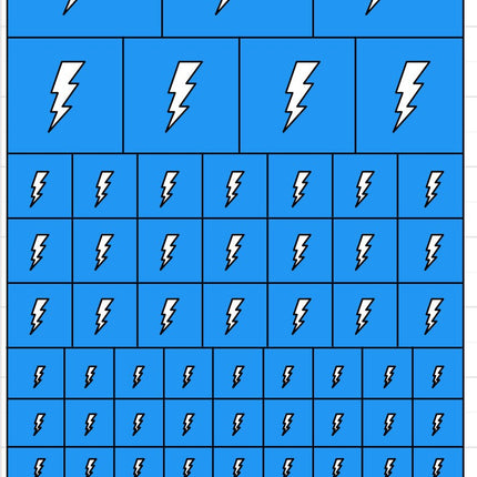 Lightning Bolt Wargaming Airbrush/Painting Stencil