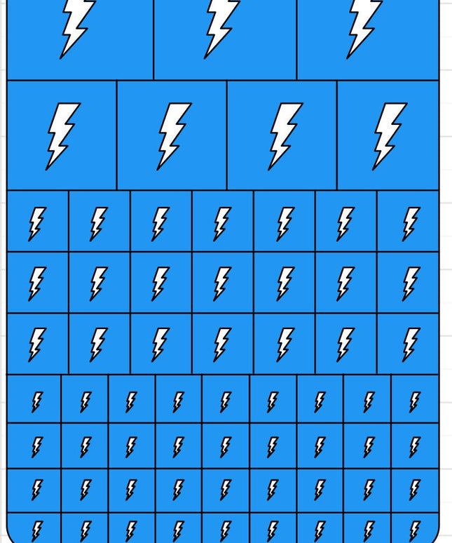 Lightning Bolt Wargaming Airbrush/Painting Stencil