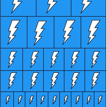 Lightning Bolt Wargaming Airbrush/Painting Stencil