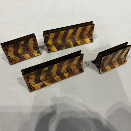 MDF Chevron barrier gaming terrain