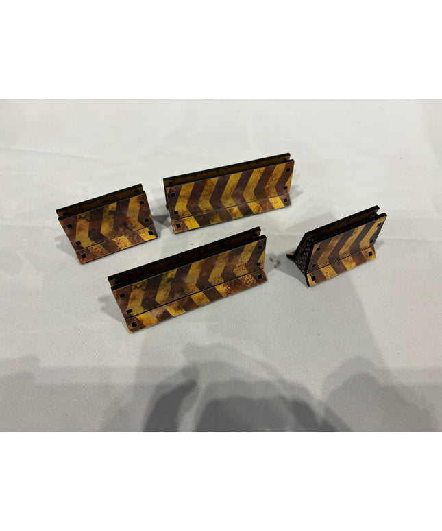 MDF Chevron barrier gaming terrain