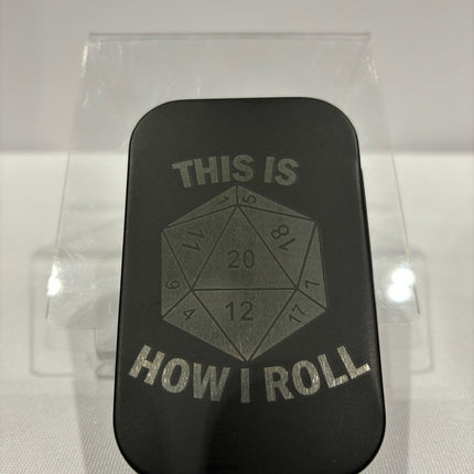 Rectangle dice tin