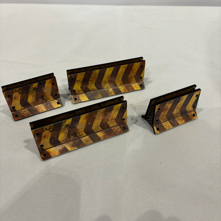 MDF Chevron barrier gaming terrain