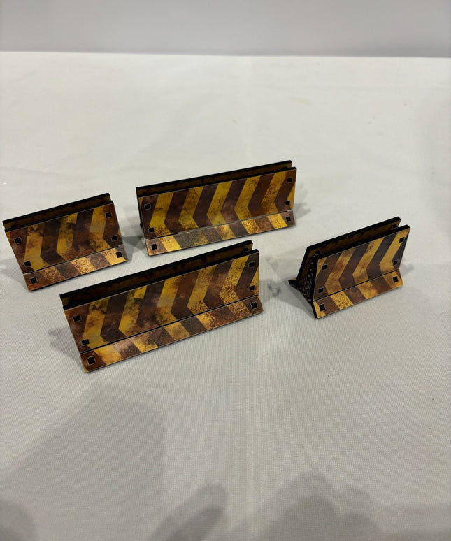 MDF Chevron barrier gaming terrain