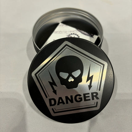 Circle dice tin