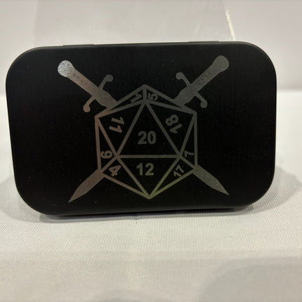 Rectangle dice tin