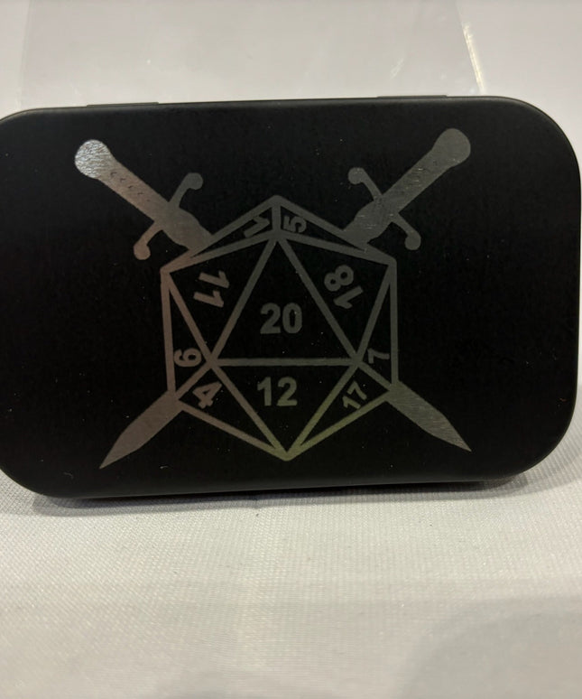 Rectangle dice tin