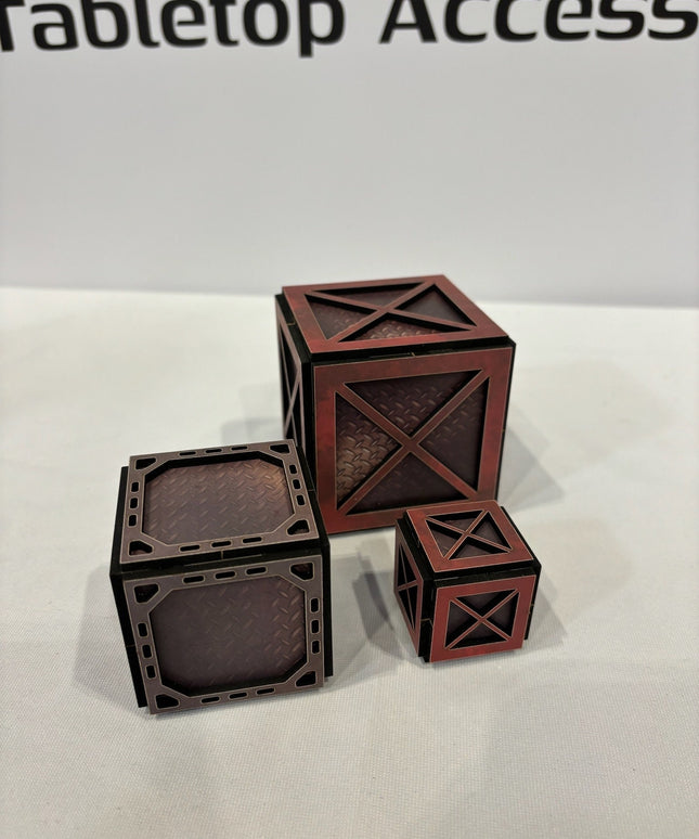 MDF Pre-printed Terrain Crates